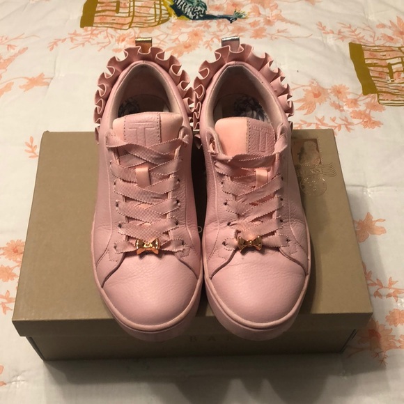 ted baker ruffle sneakers